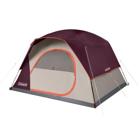 COLEMAN 6-Person Skydome&trade; Camping Tent - Blackberry 2000036463